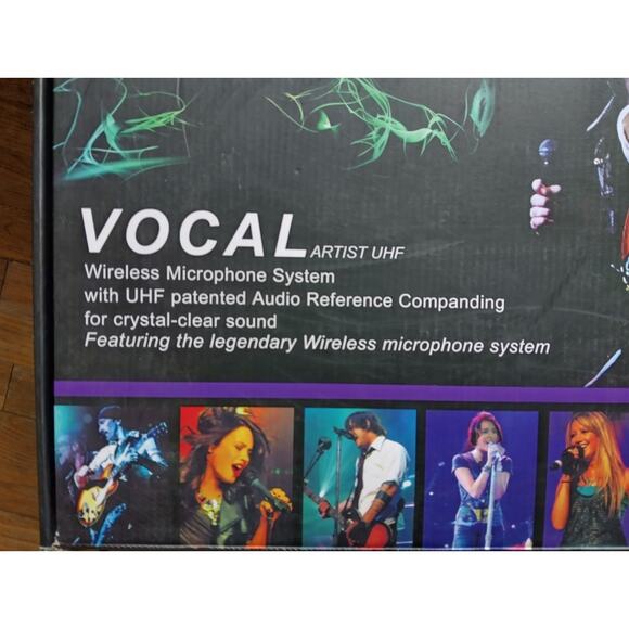 Vocal Artist UHF Wireless Microphone System, Brand New - Picture 2 of 10